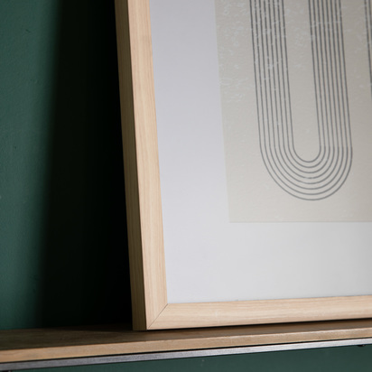 Lined Arches Drawing Framed Art