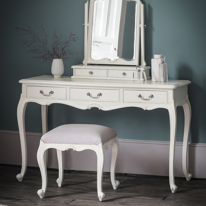 Skye Dressing Table Vanilla White