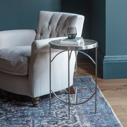 Sheehan Side Table Nickel