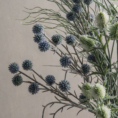 Echinops Spray Dusky Blue