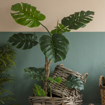 Faux Monstera Tree