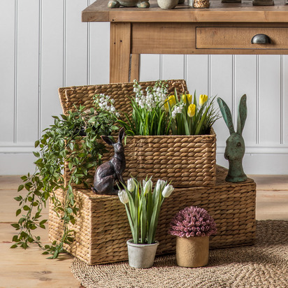 Kindia Set of 2 Baskets Natural
