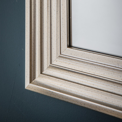 Jaysen Mirror Brushed Steel Medium
