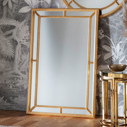 Hepburn Rectangle Mirror Gold