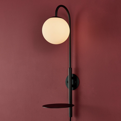 Arc Wall Light Black