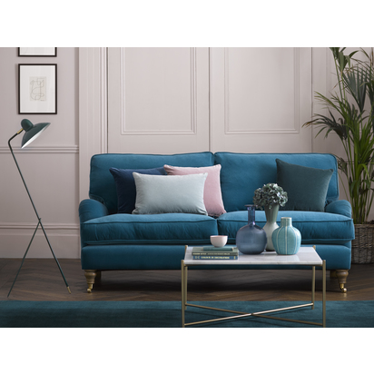 Bluebell 2 Seat Sofa in Rye Baylee Viscose Linen