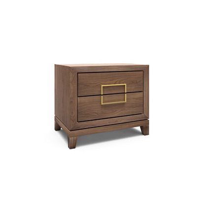 Lucca Bedside Cabinet in Walnut