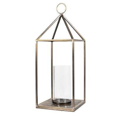 Sexton Lantern Large Bronze 215x215x560mm