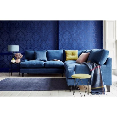 Isla Small Corner Sofa in Shell Heathland Weave