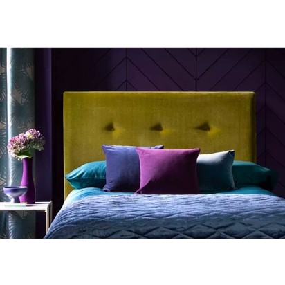 Avery 130cm King Bed in Serene Vermeer Linen