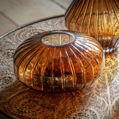 Tyrri Round Bowl Brown 270x270x140mm