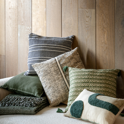 Provence Khaki Cushion Cover 450x450mm