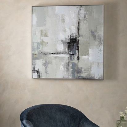 Urban City Scape Framed Art 1025x50x1025mm