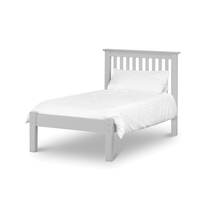 Barcelona 135cm Double Dove Grey Low Footend Bed