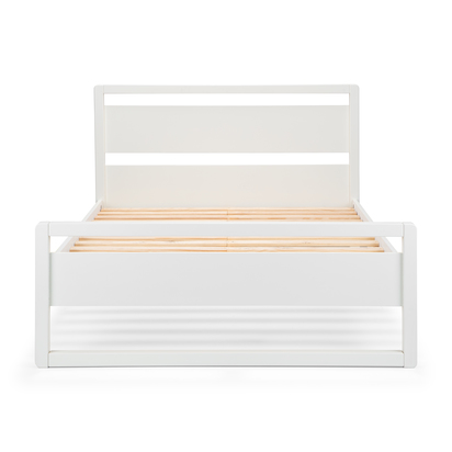 Venice 135cm White Double Bed