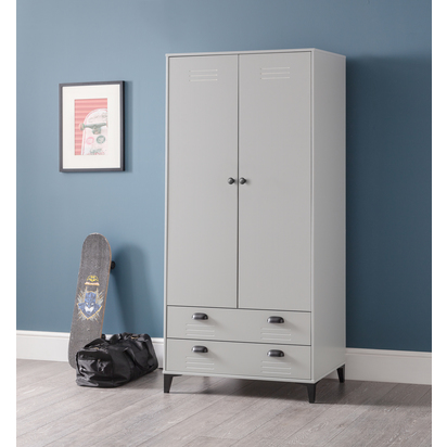LAKERS LOCKER 2 DOOR 2 DRAWER WARDROBE