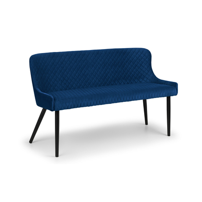 Luxe High Back Bench - Blue