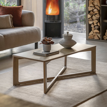 Panelled Coffee Table 1200x550x400mm