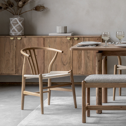 Whitney Chair Natural (2pk)