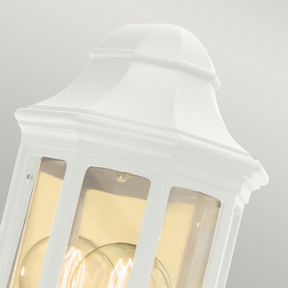 Malaga Mini 1 Light Mini Wall Lantern - White