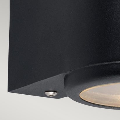Mandal 1 Light Down Wall Light Black