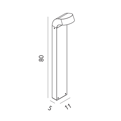 Molde LED Bollard