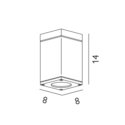 Sandvik 1 Light Down Ceiling Light