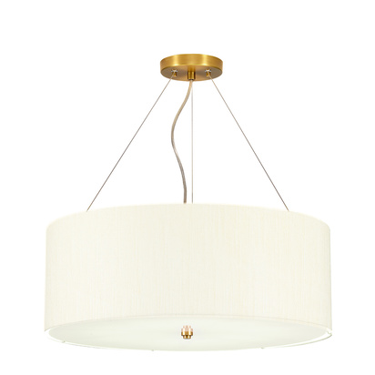 Pearce 22" Pendant with Aged Brass Ceiling Pan