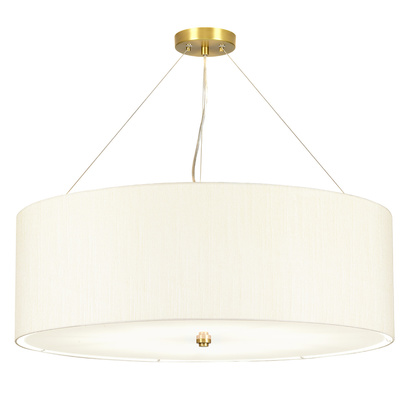 Pearce 34" Pendant with Aged Brass Ceiling Pan