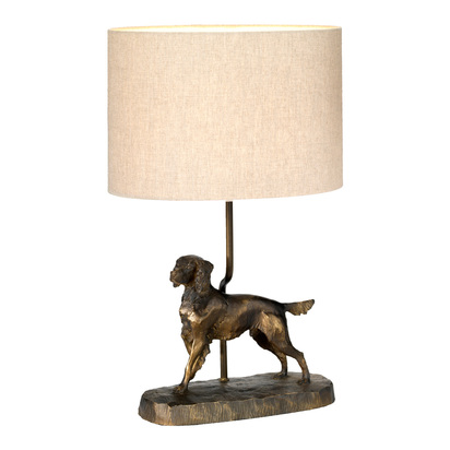 Rufus 1 Light Table lamp with Oval Shade