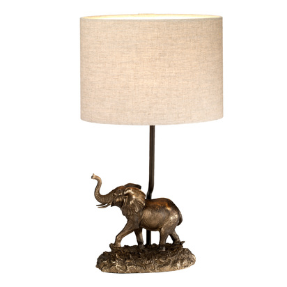 Sabi 1 Light Table Lamp with Oval Shade