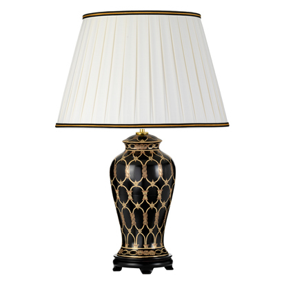 Taipei 1 Light Table Lamp with Tall Empire Shade