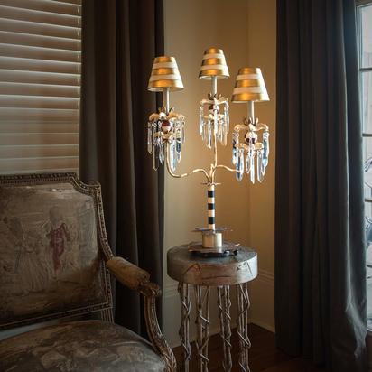 Birdland 3 Arm Table Lamp