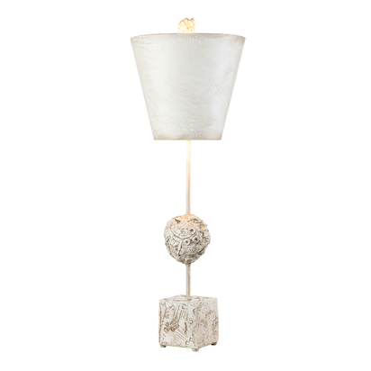 Petra 1lt Table Lamp - Bone White
