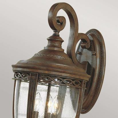 English Bridle 3 Light Large Wall Lantern
