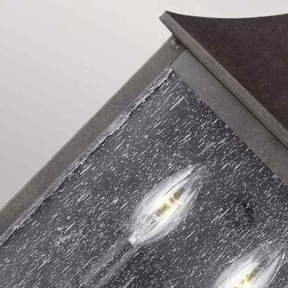 Galena 2 Light Half Lantern