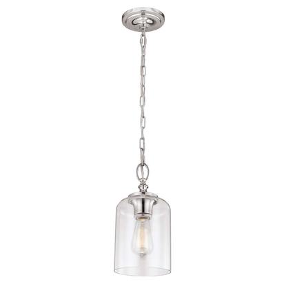 Hounslow 1 Light Pendant Polished Nickel