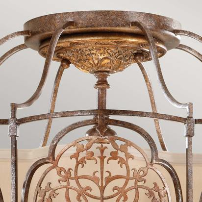 Marcella 3 Light Semi-Flush