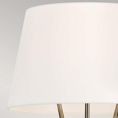 Penny 1 Light Floor Lamp - Polished Nickel