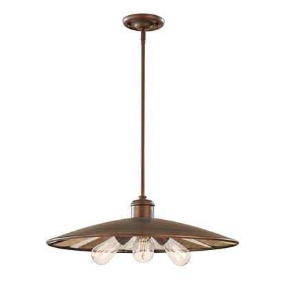 Urban Renewal 3 Light Large Pendant