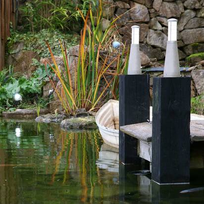 Beta Aluminium Plain Bollard - Silver