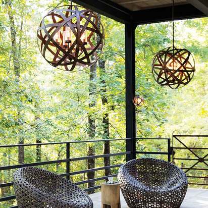 Carson 5 Light Outdoor Chandelier