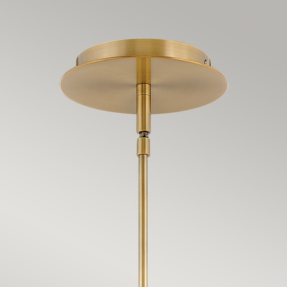Dax LED  Mini Pendant  - Heritage Brass