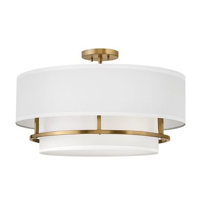 Graham 4 Light  Duo Mount  - Lacquered Brass