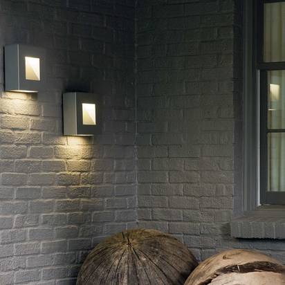Luna Small LED Wall Light - Satin Black