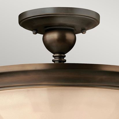 Mayflower 3 Light Semi-Flush