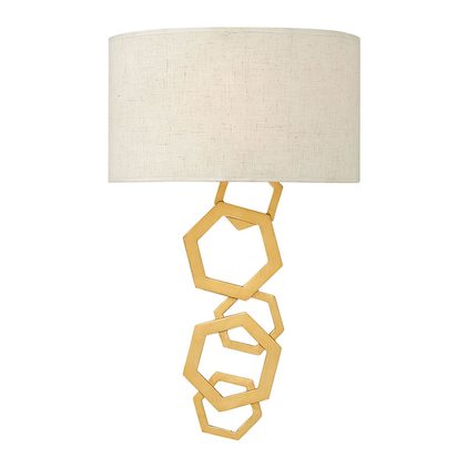 Moxie 2 Light Wall Light - Gold
