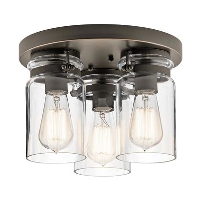 Brinley 3 Light Flush