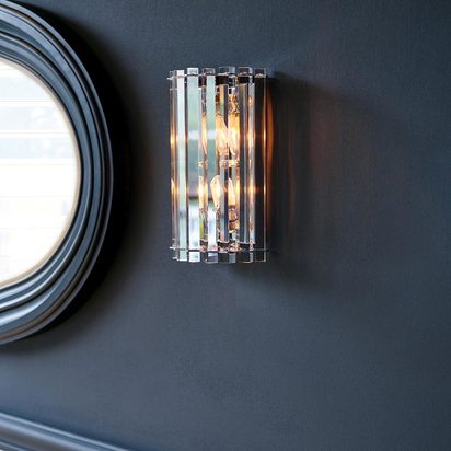 Crystal Skye 2 Light Wall Light