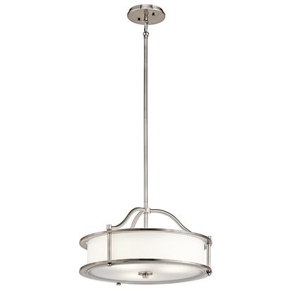 Emory 3 Light Pendant/Semi-Flush